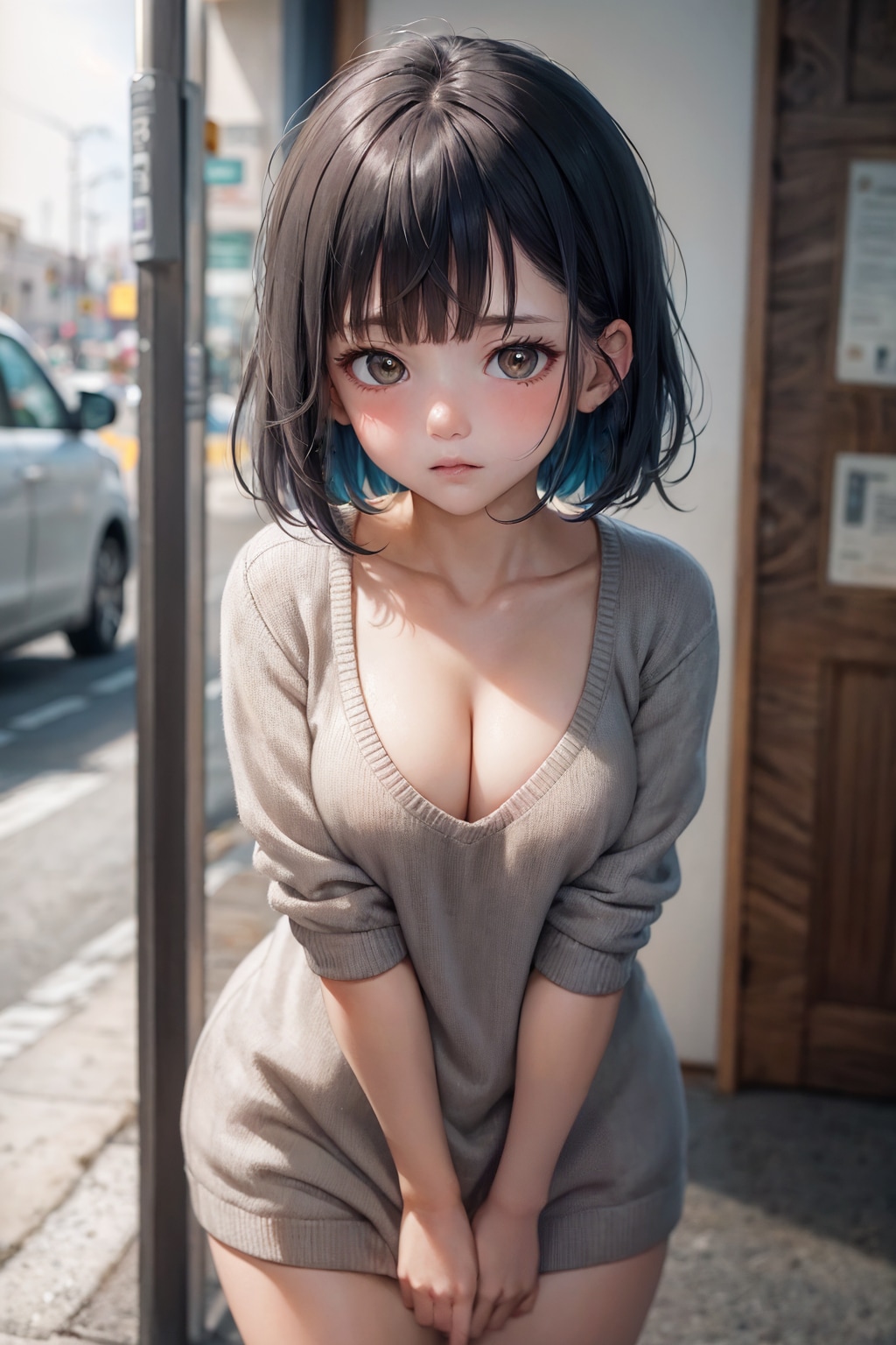 おっぱいロリの谷間