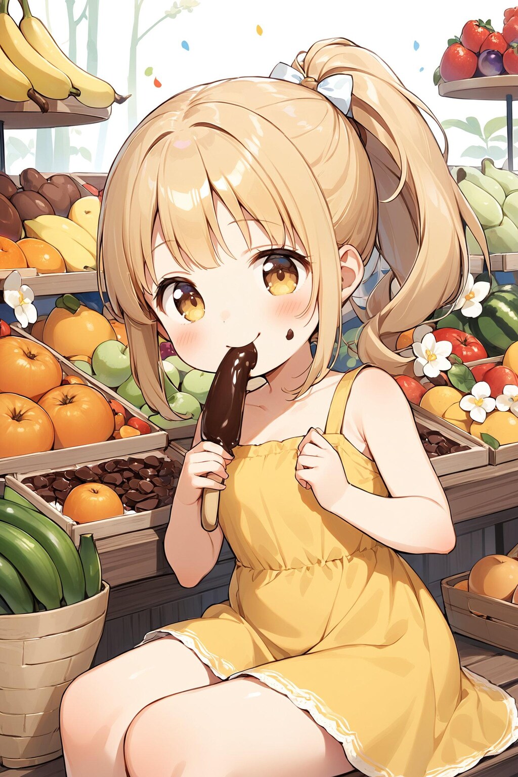 チョコバナナにしてもらったよ
