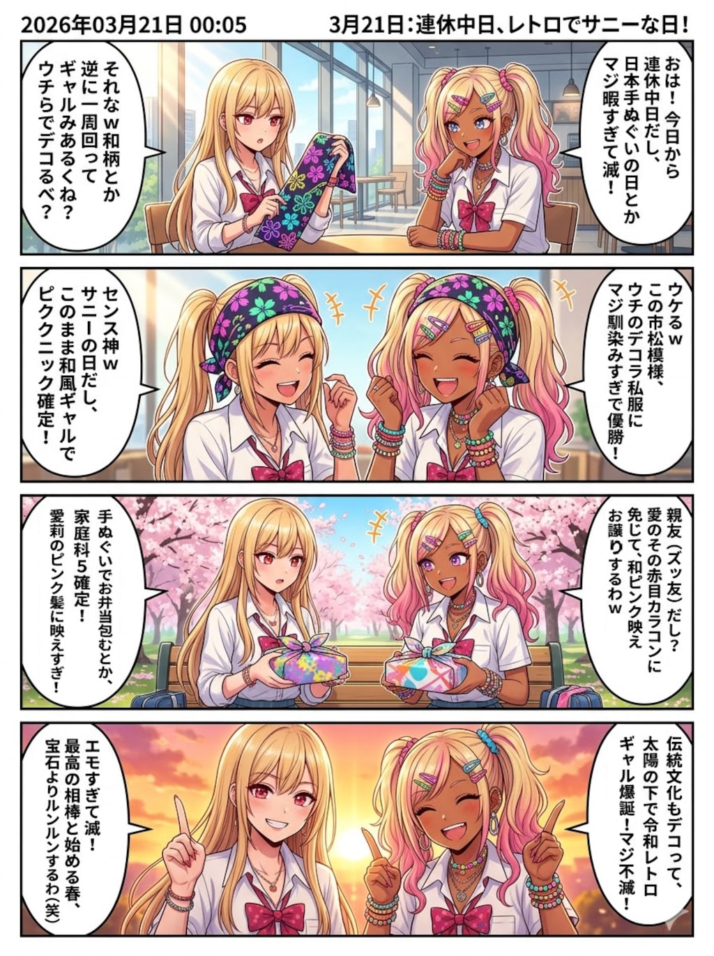 今日は日本手ぬぐいの日