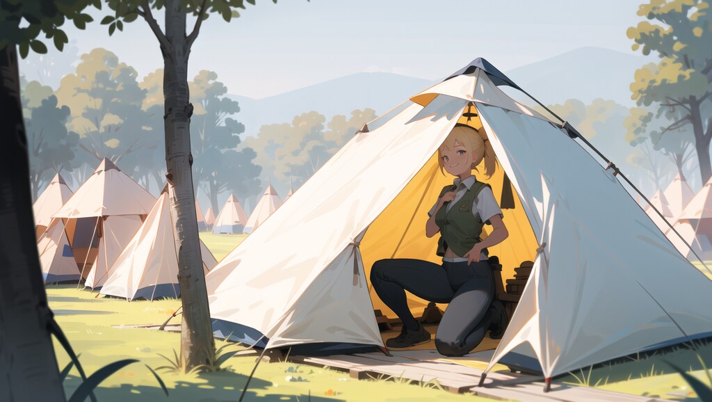 キャンプ少女