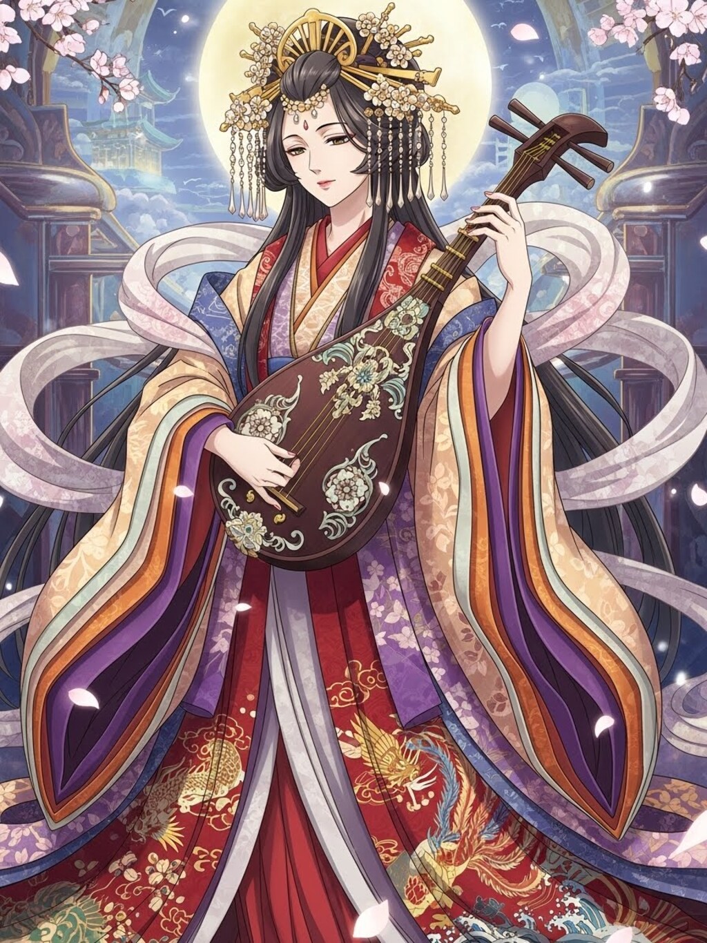 弁才天様 Image-fx　(琵琶持ち)