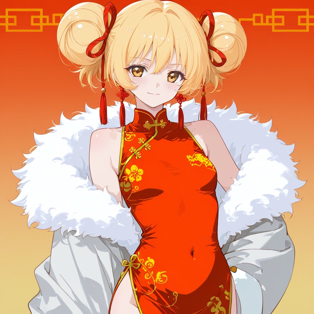 金髪チャイナ