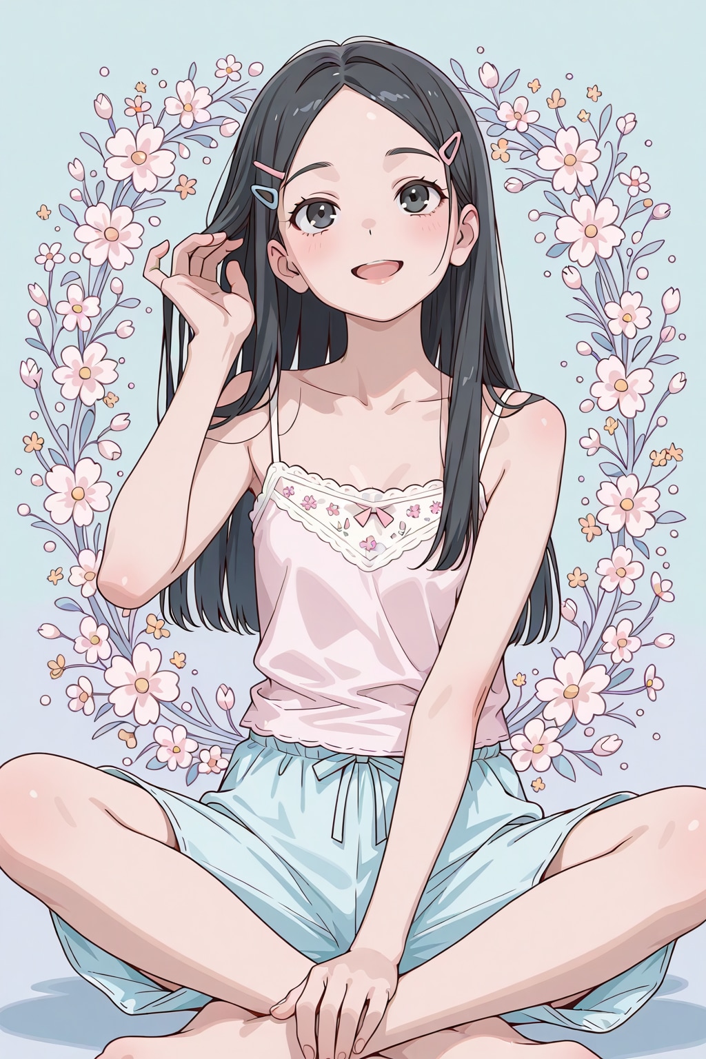 新キャミソール女子４８ | の人気AIイラスト・グラビア