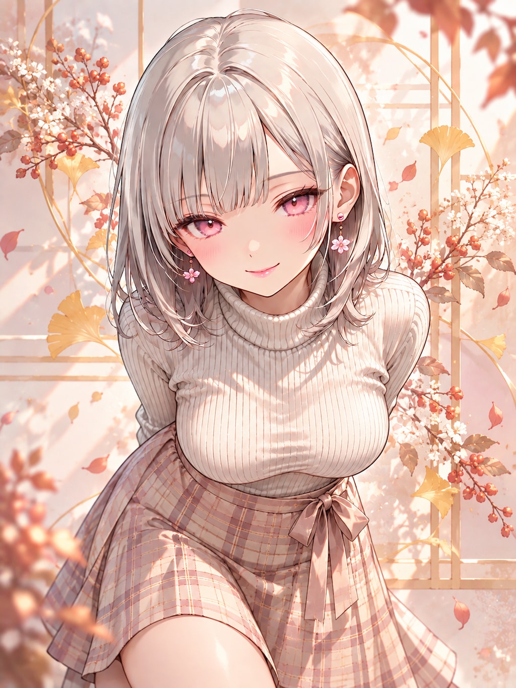秋色の笑顔