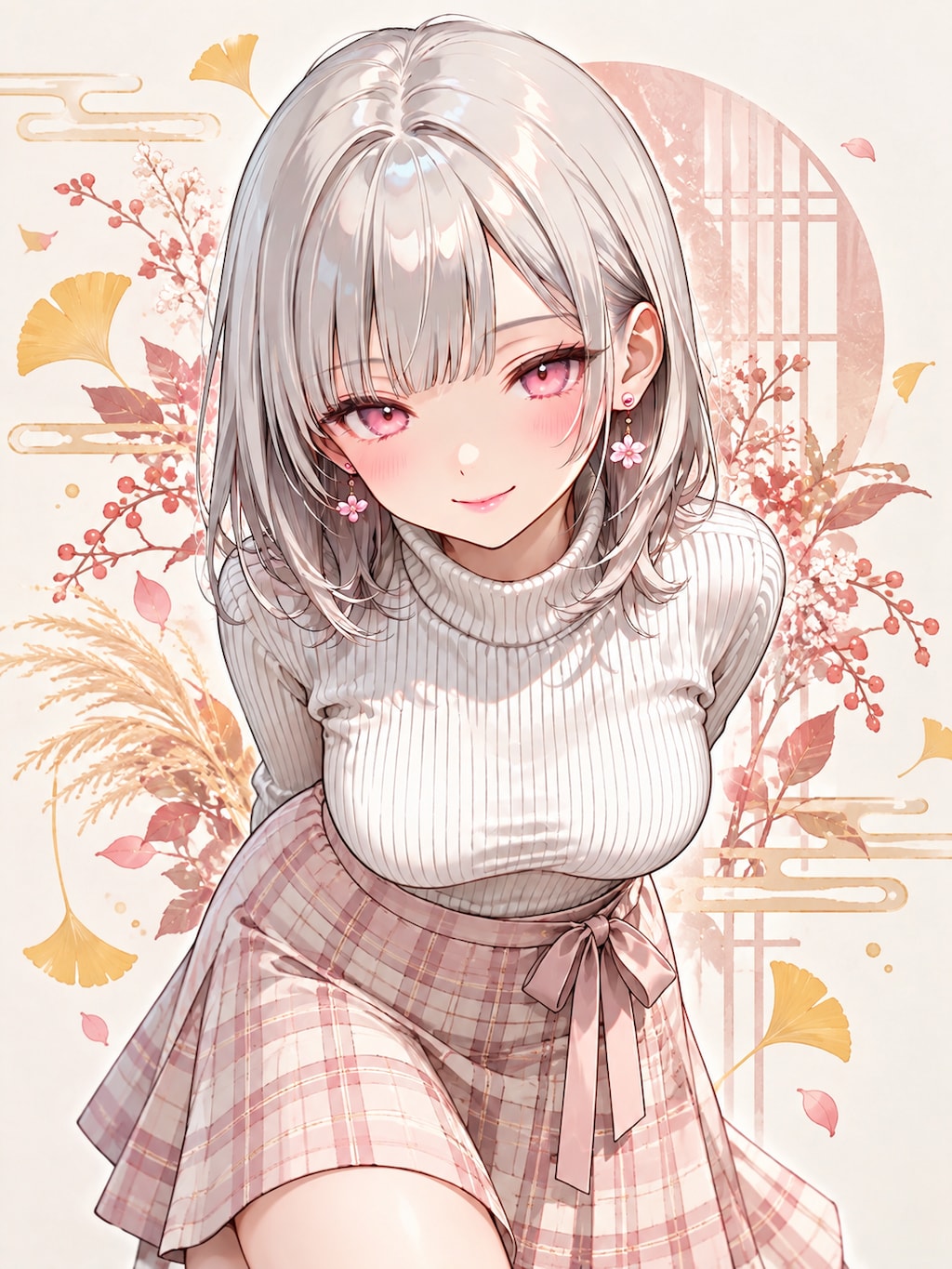 秋色の笑顔