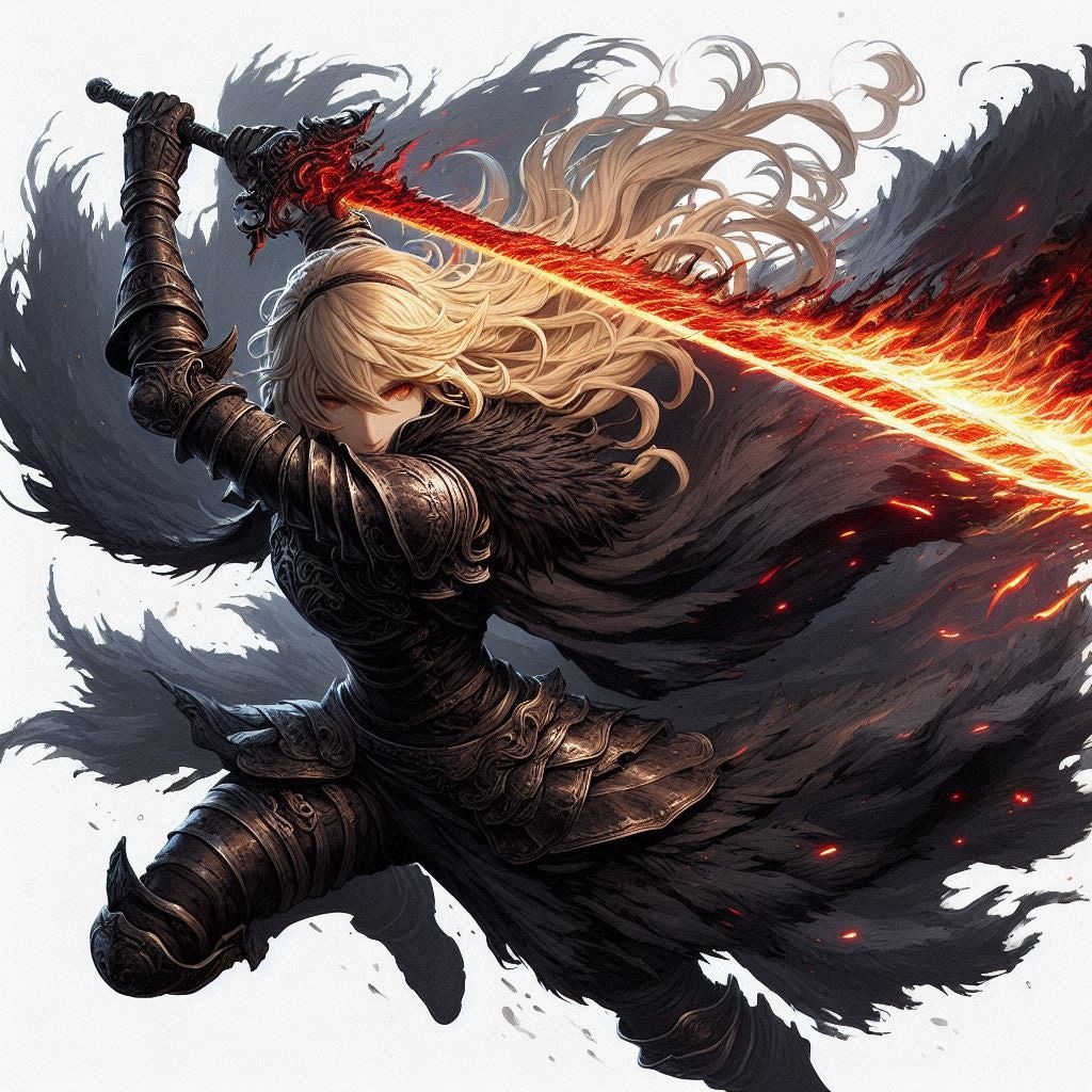 ブロンドの女騎士さん907