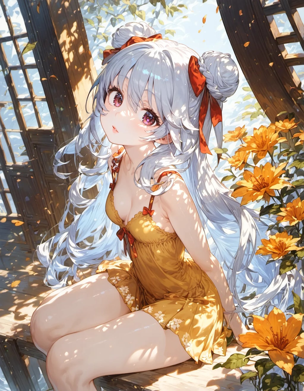 The Gilded Nymph's Solitude