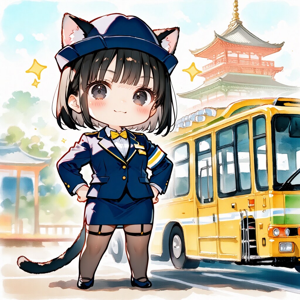 猫耳ガイドちゃん | の人気AIイラスト・グラビア