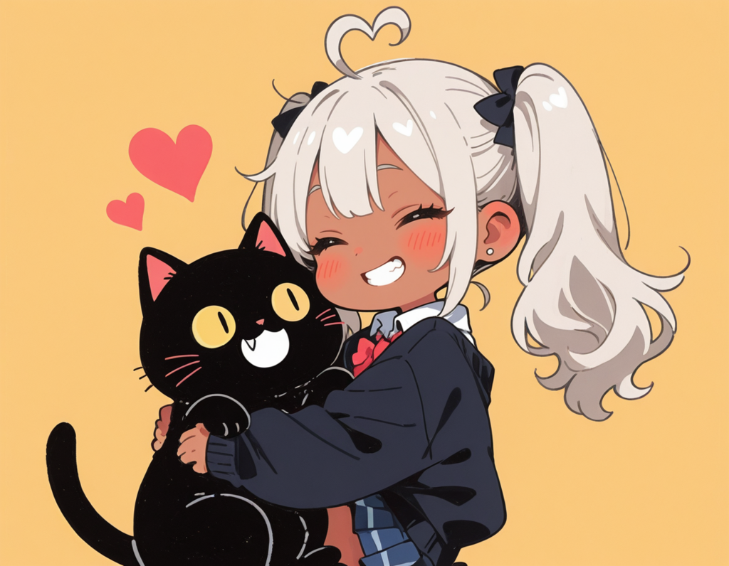 ハートのアホ毛ギャルちゃん