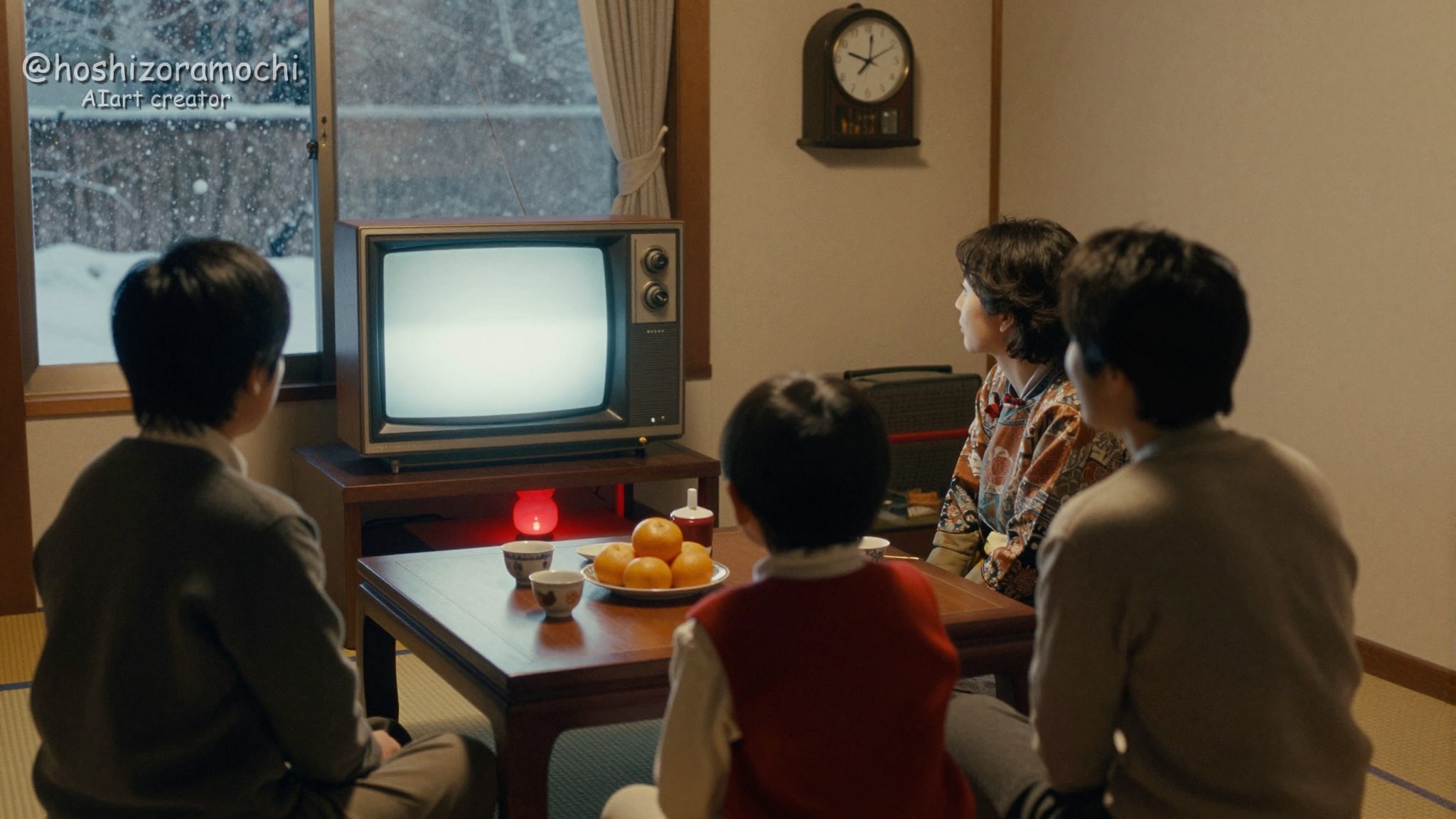 紅白歌合戦を映すブラウン管 | の人気AIイラスト・グラビア