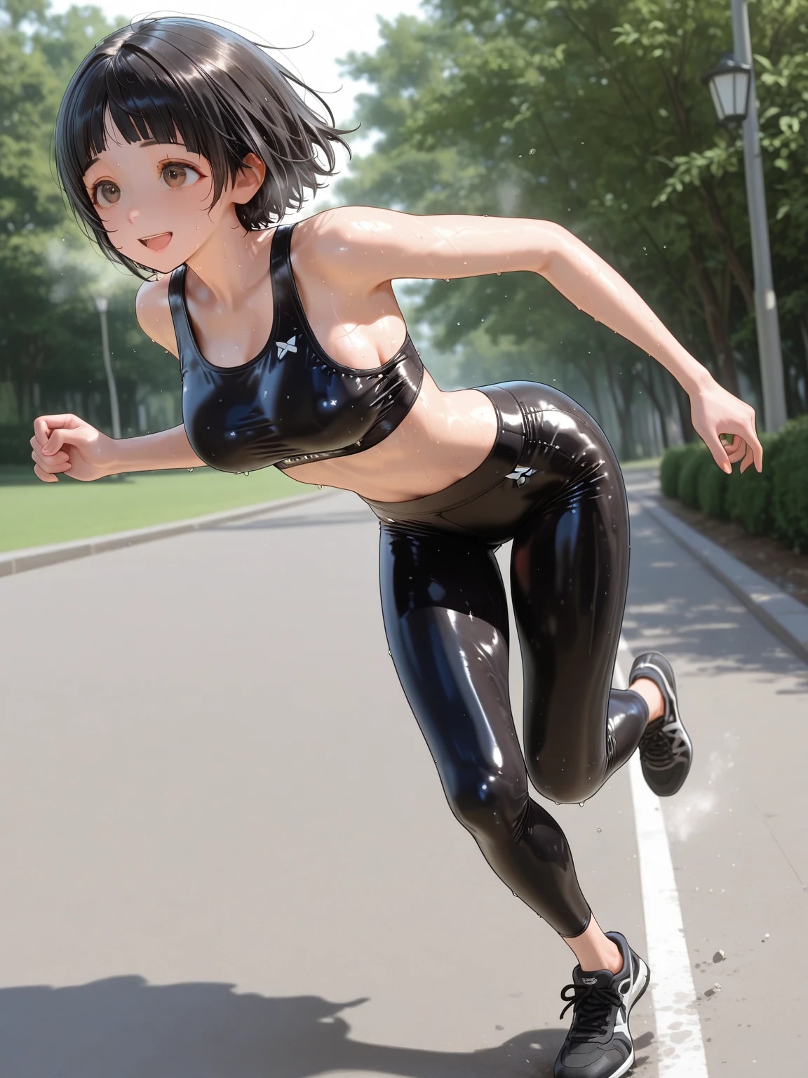 ランニングパンツスタイル