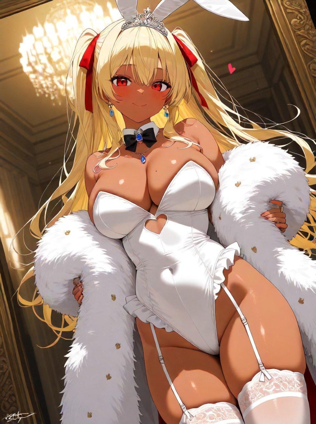 褐色バニーガール22