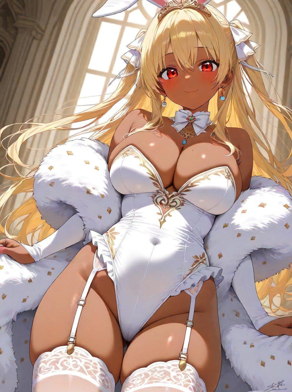 褐色バニーガール22