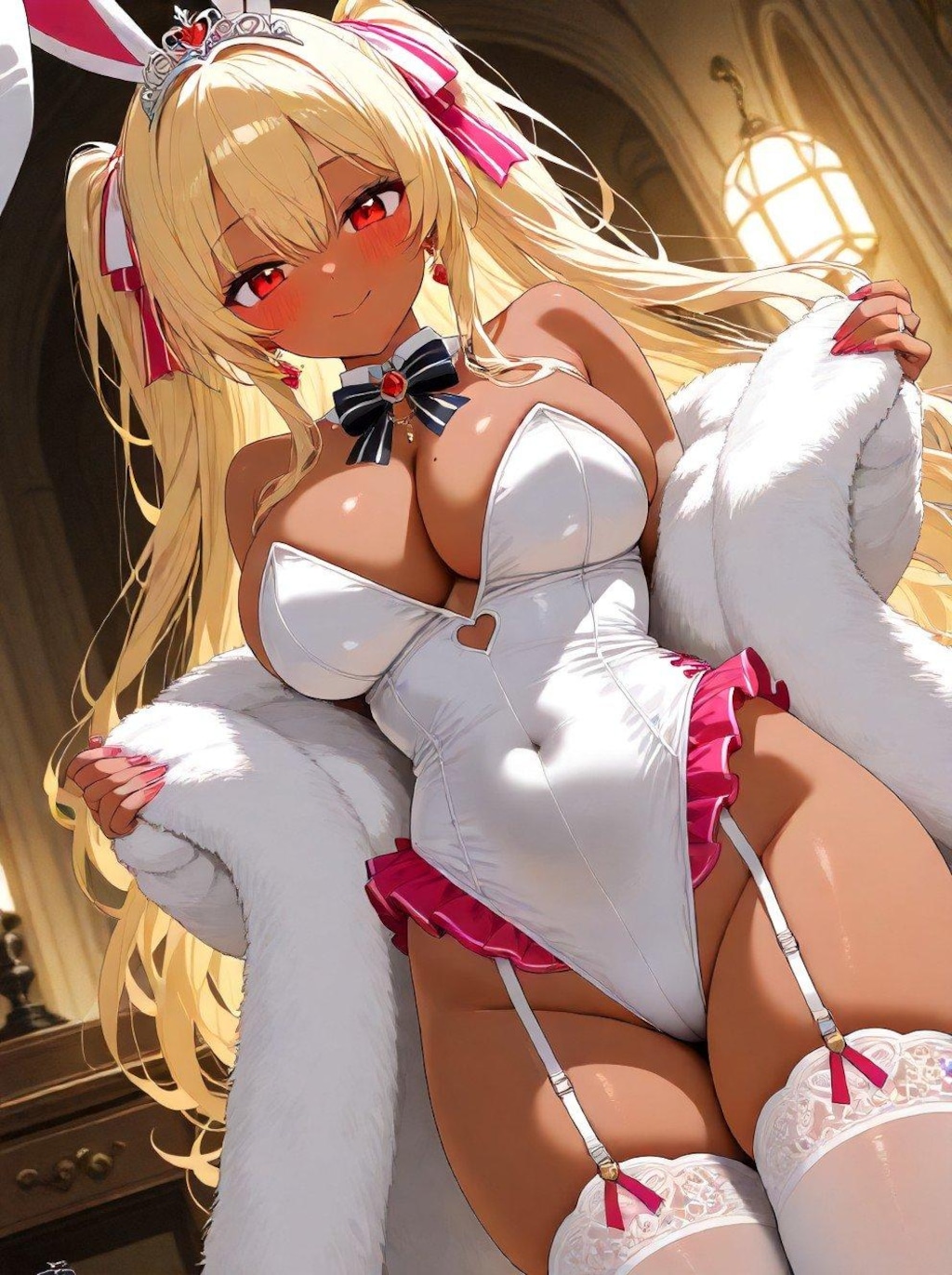 褐色バニーガール22