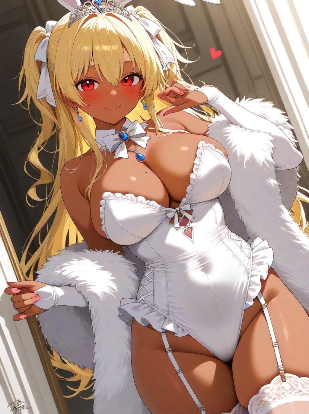褐色バニーガール22