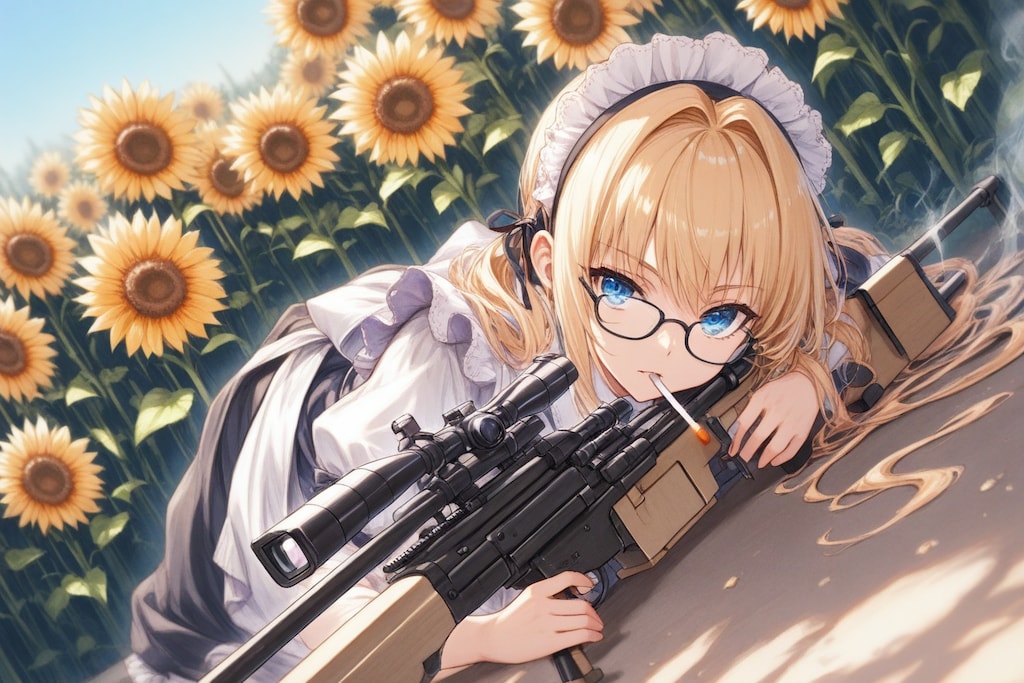 ひまわり畑で狙撃して🌻　　　　　　　　　　　　　　　　　　　　🦟 鹿取　千子 🦟 ３