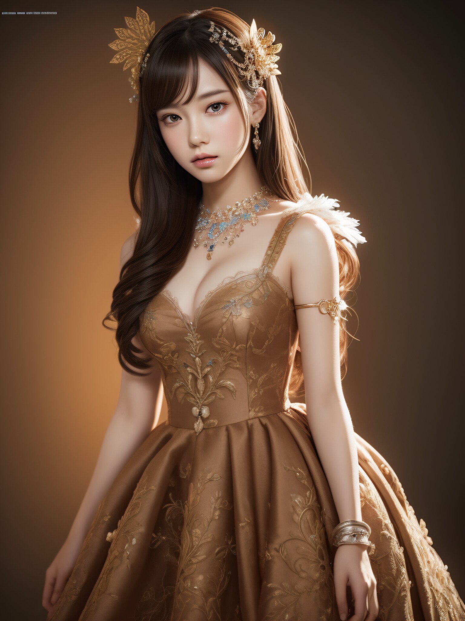 黒髪の美女