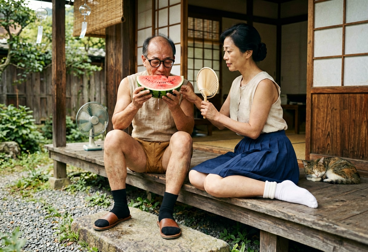 夏の縁側
