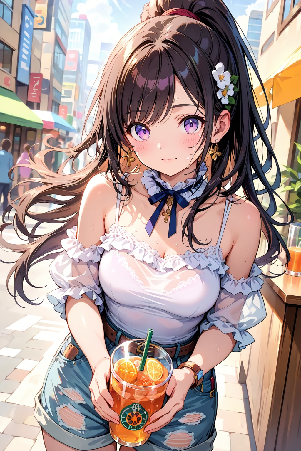 orange juice | の人気AIイラスト・グラビア