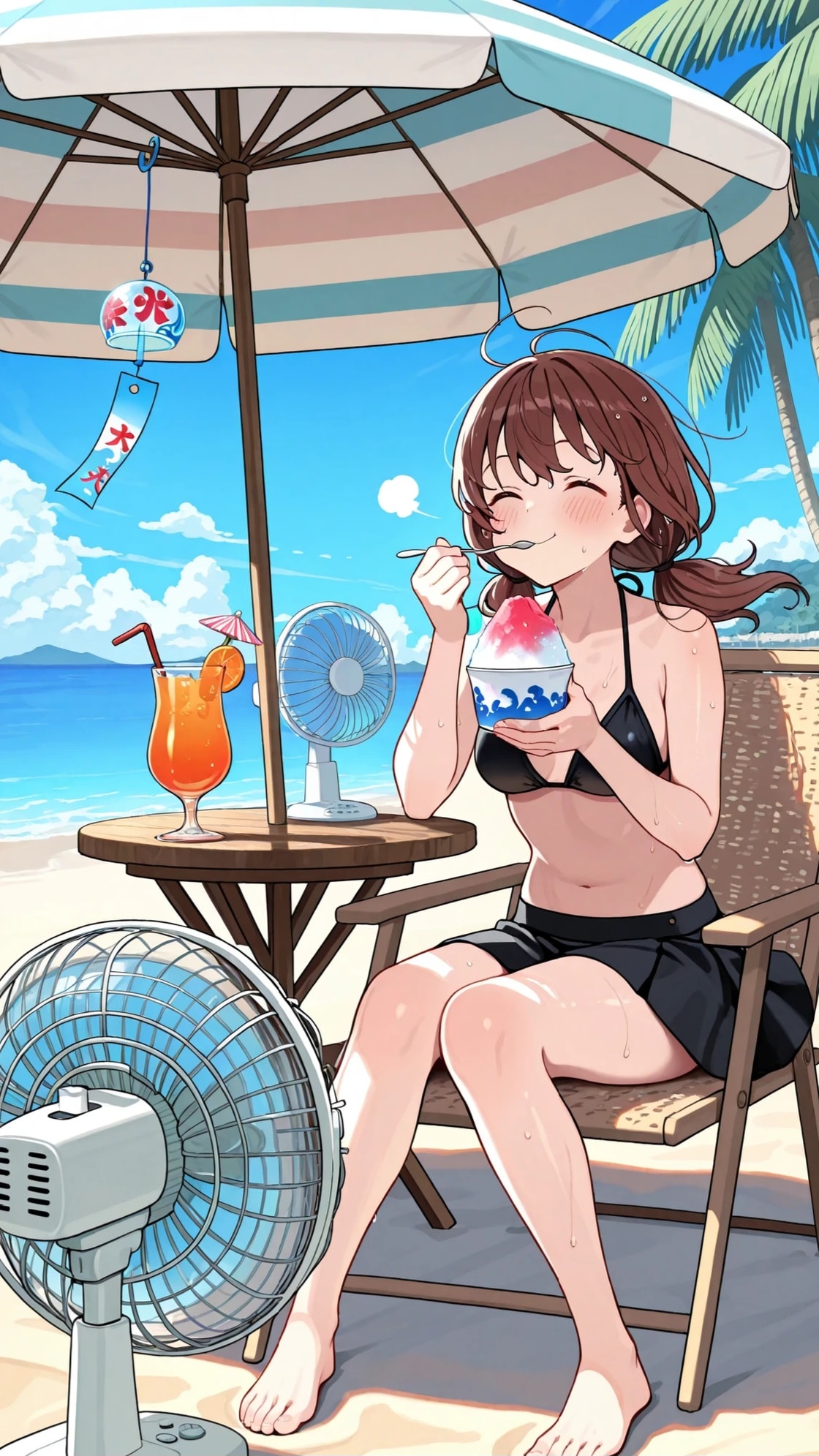 とにかく｢涼｣をとる絵海ちゃん
