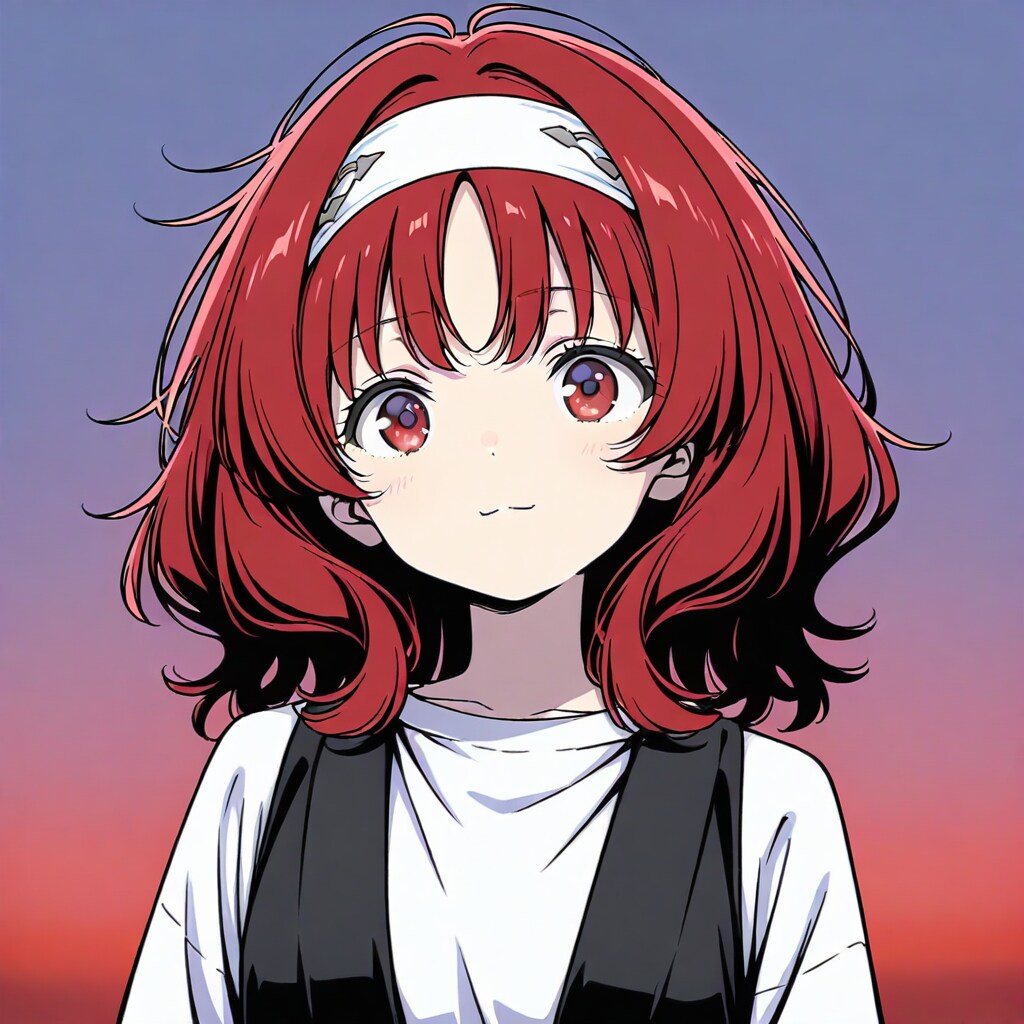 夕暮れのレンちゃん