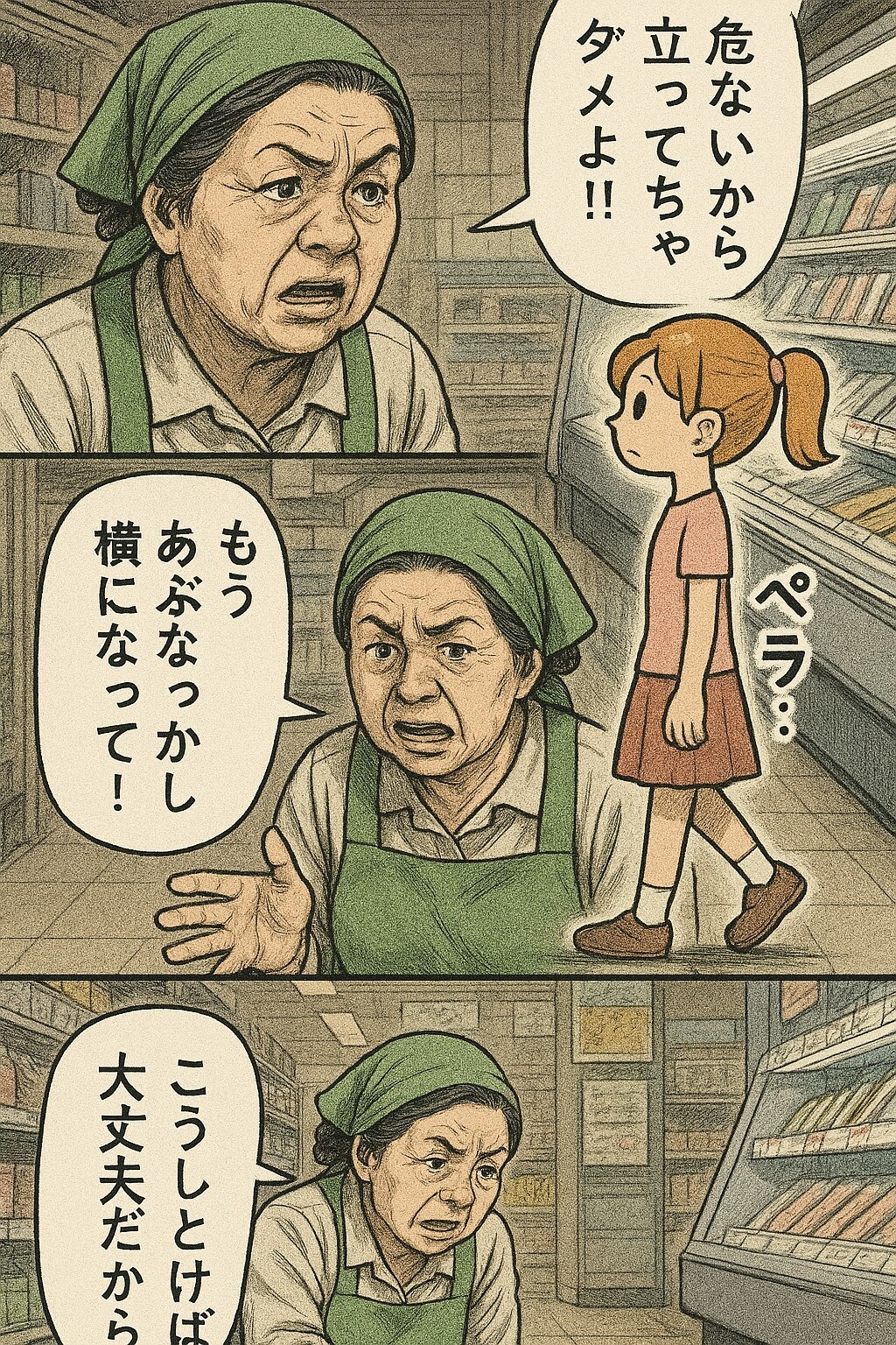 ペラペラ少女の対処法