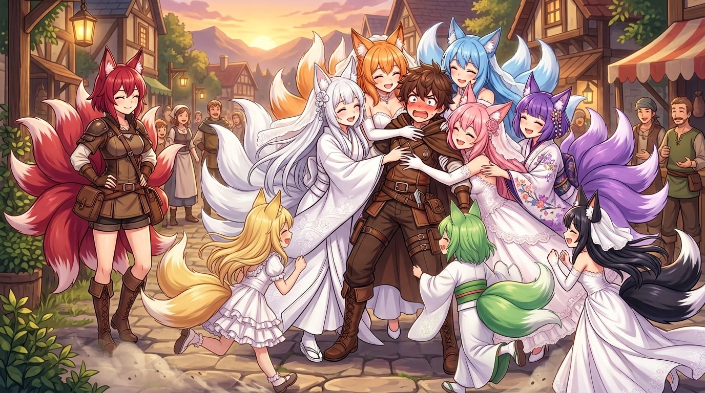 狐の嫁入り(大混雑) | の人気AIイラスト・グラビア