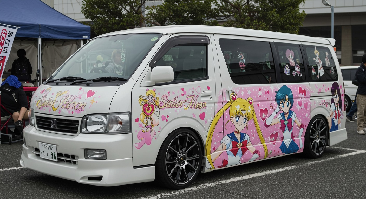 セーラームーン痛車　再リメイク版 | の人気AIイラスト・グラビア