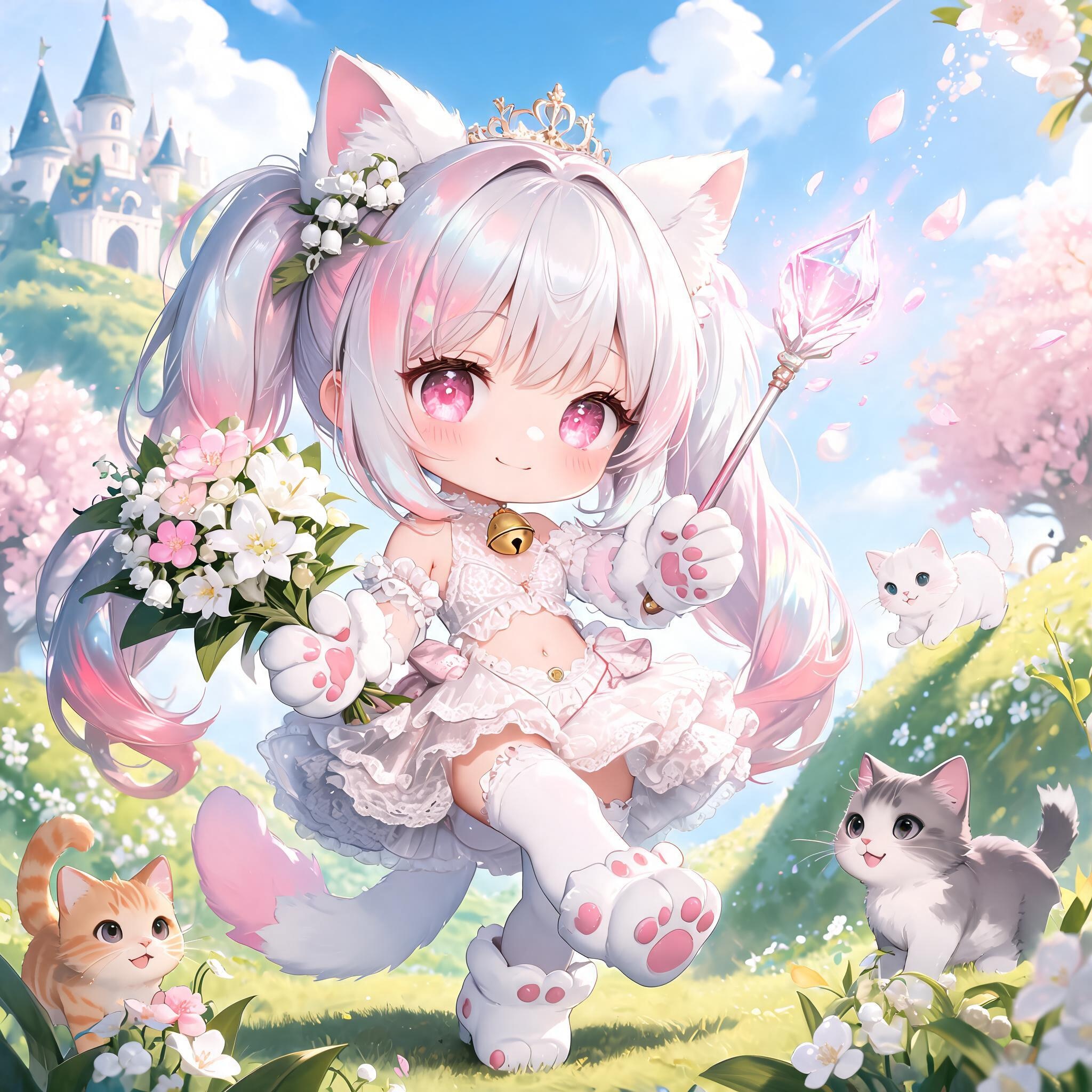桜ツイにゃん | の人気AIイラスト・グラビア