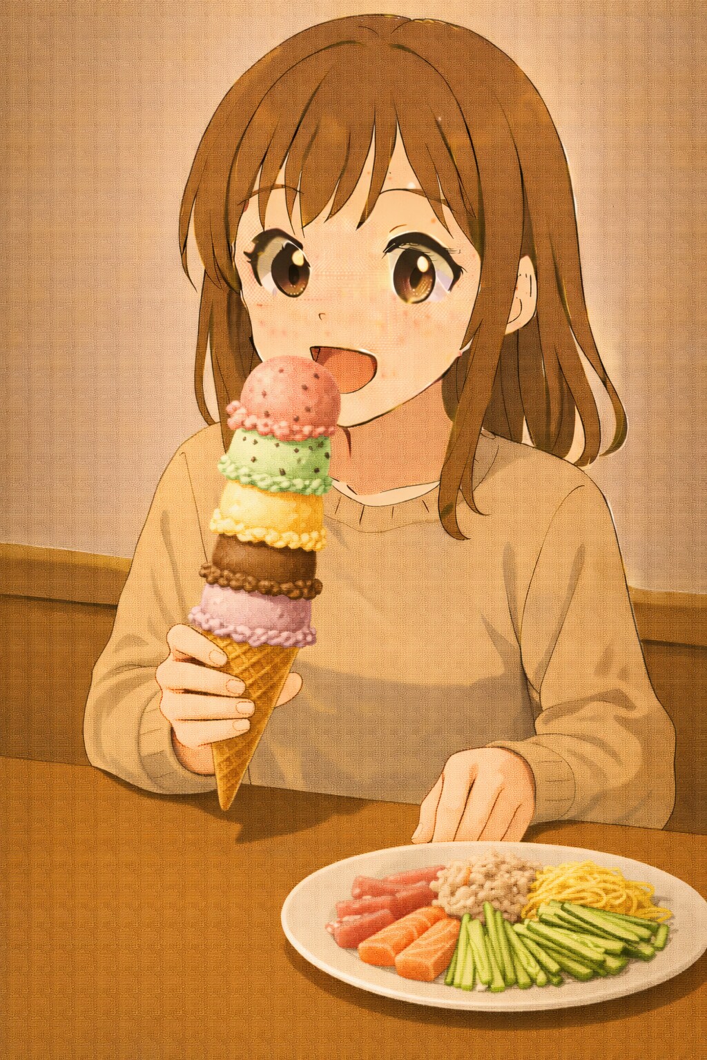 ５段アイス