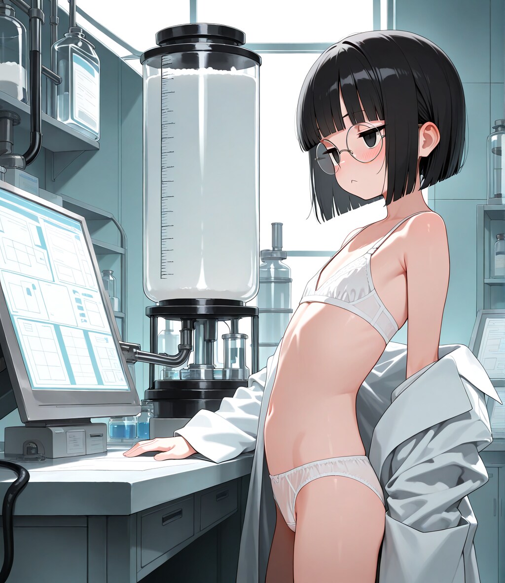 微乳風景① 実験室にて