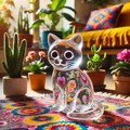 透明感のある猫 2枚目