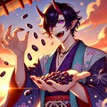 ツートンカラーな、節分の黒髪短髪男性★その2(7枚) 2025-02-02 20:31:00  DALL-E3 8 5枚目