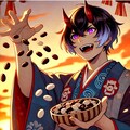 ツートンカラーな、節分の黒髪短髪男性★その2(7枚) 2025-02-02 20:31:00  DALL-E3 8 3枚目