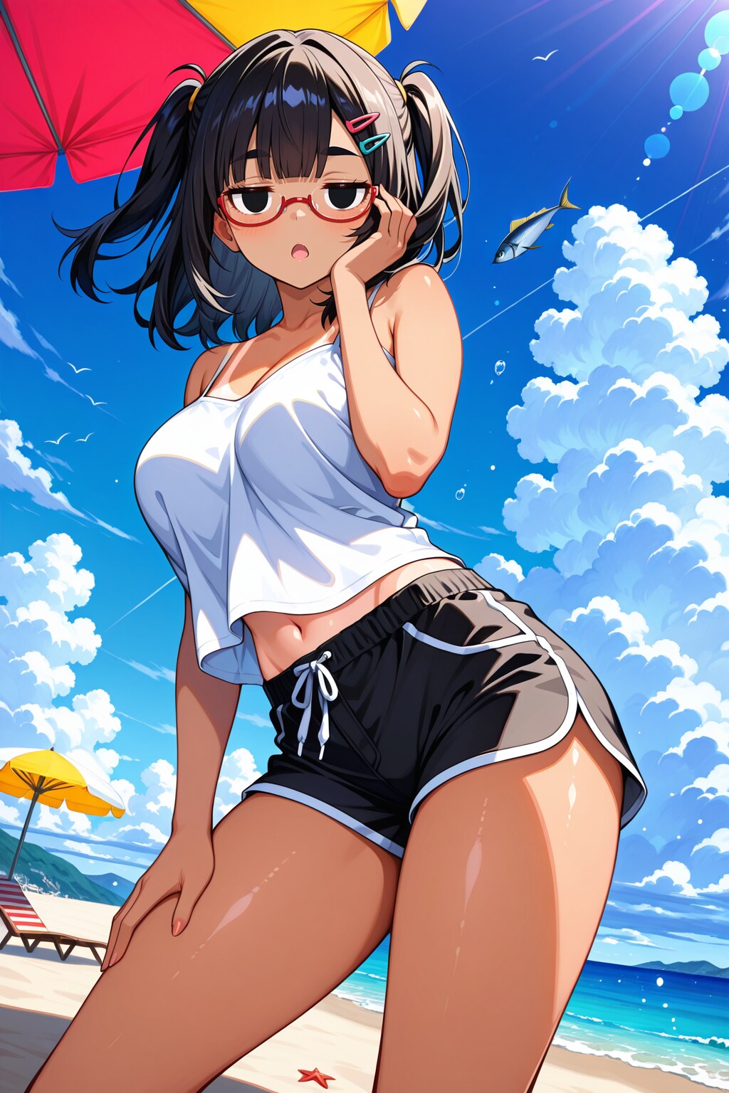 こなつヘアー太まゆ姉ちゃん