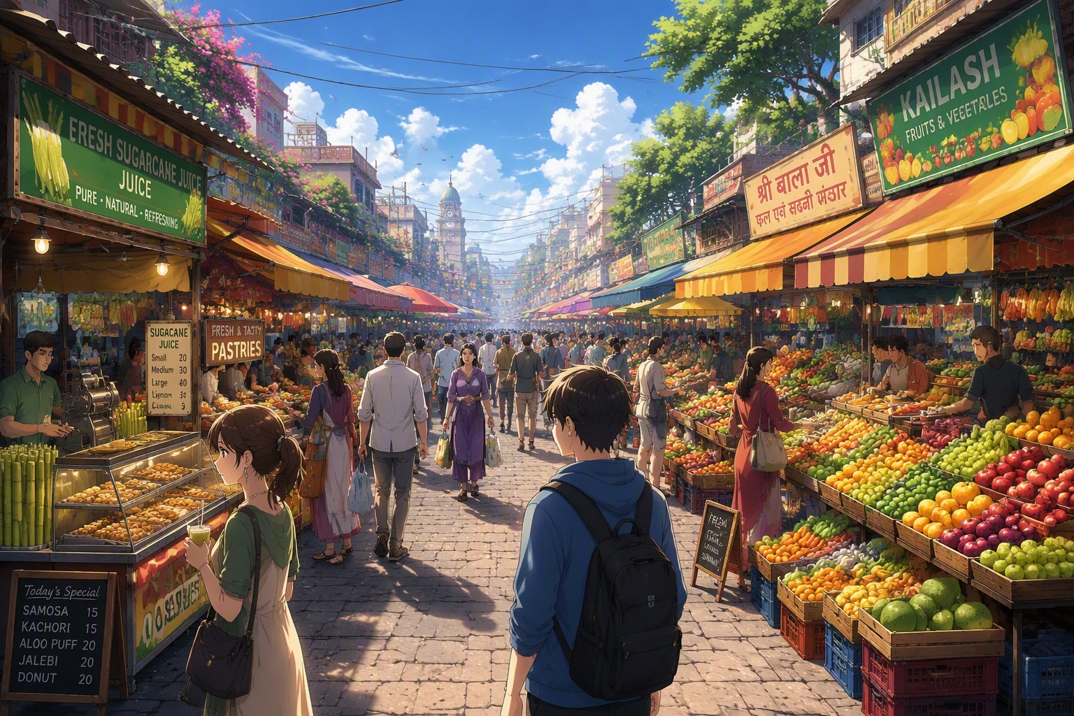 street market