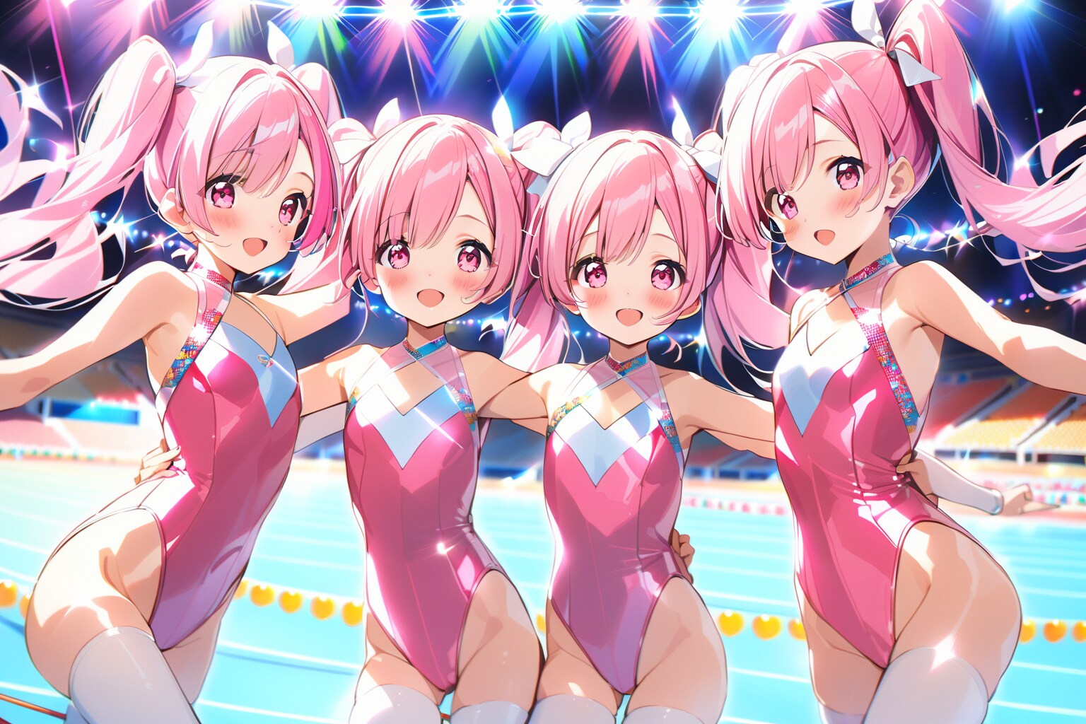 ４姉妹演技