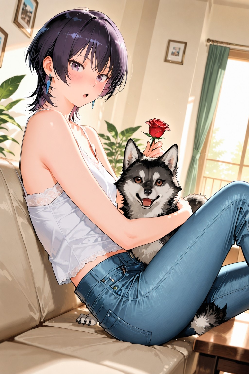 赤いバラ