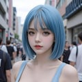 ペールブルーの女の子 6枚目