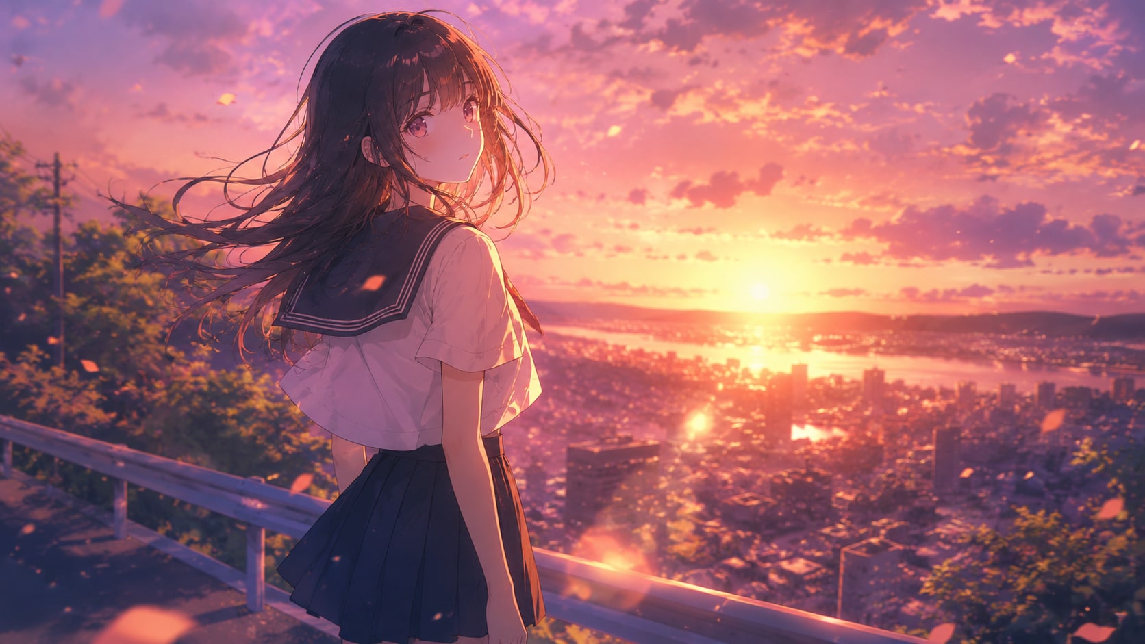 夕暮れ