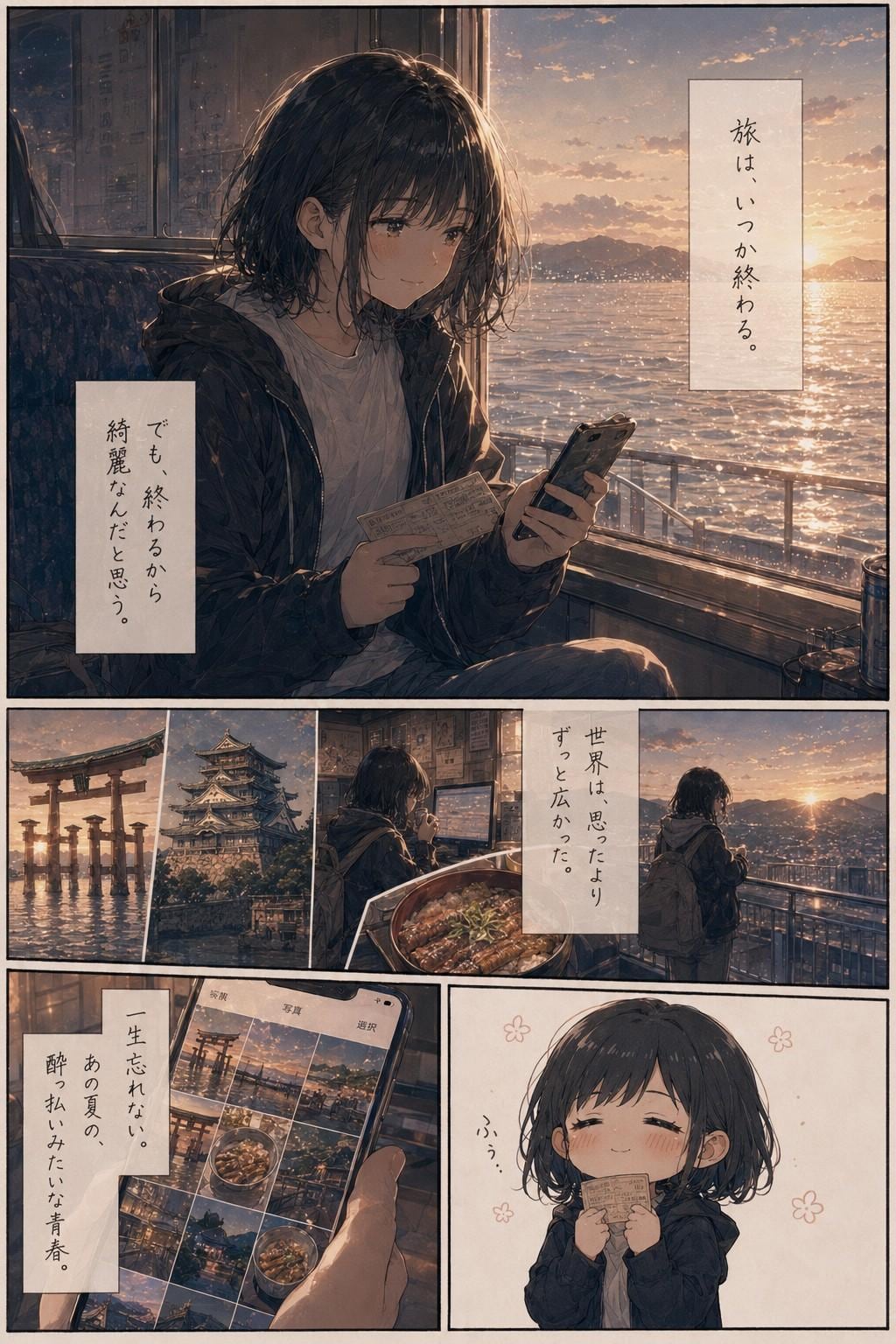 【漫画】青春電車旅