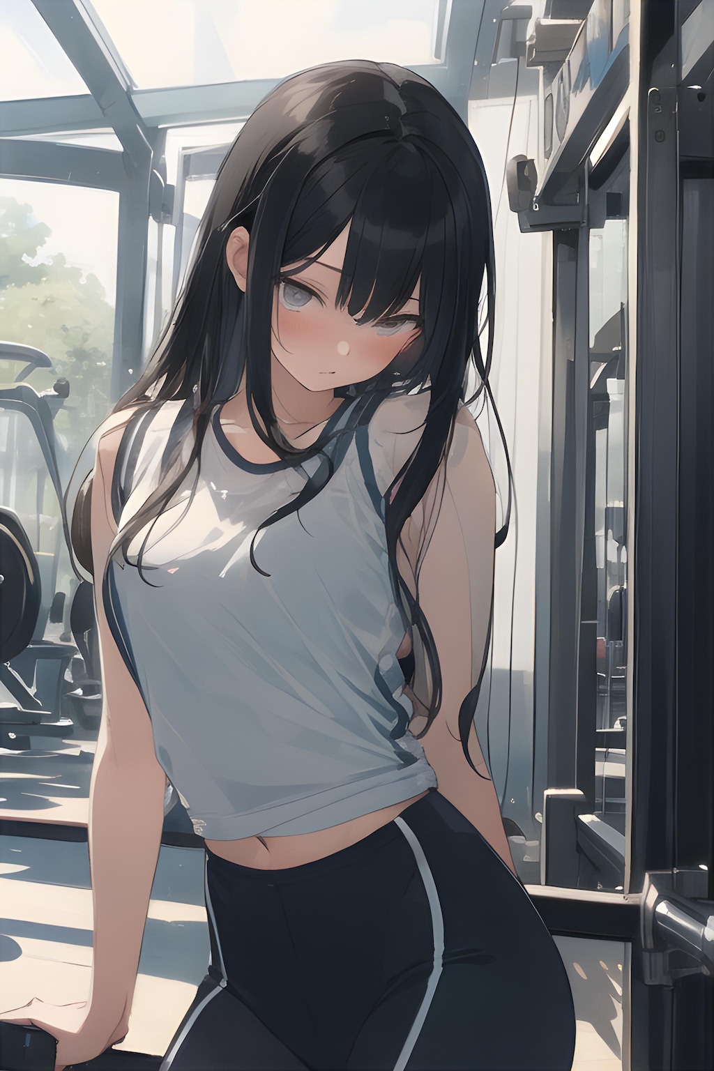 ジムで出会ったJK