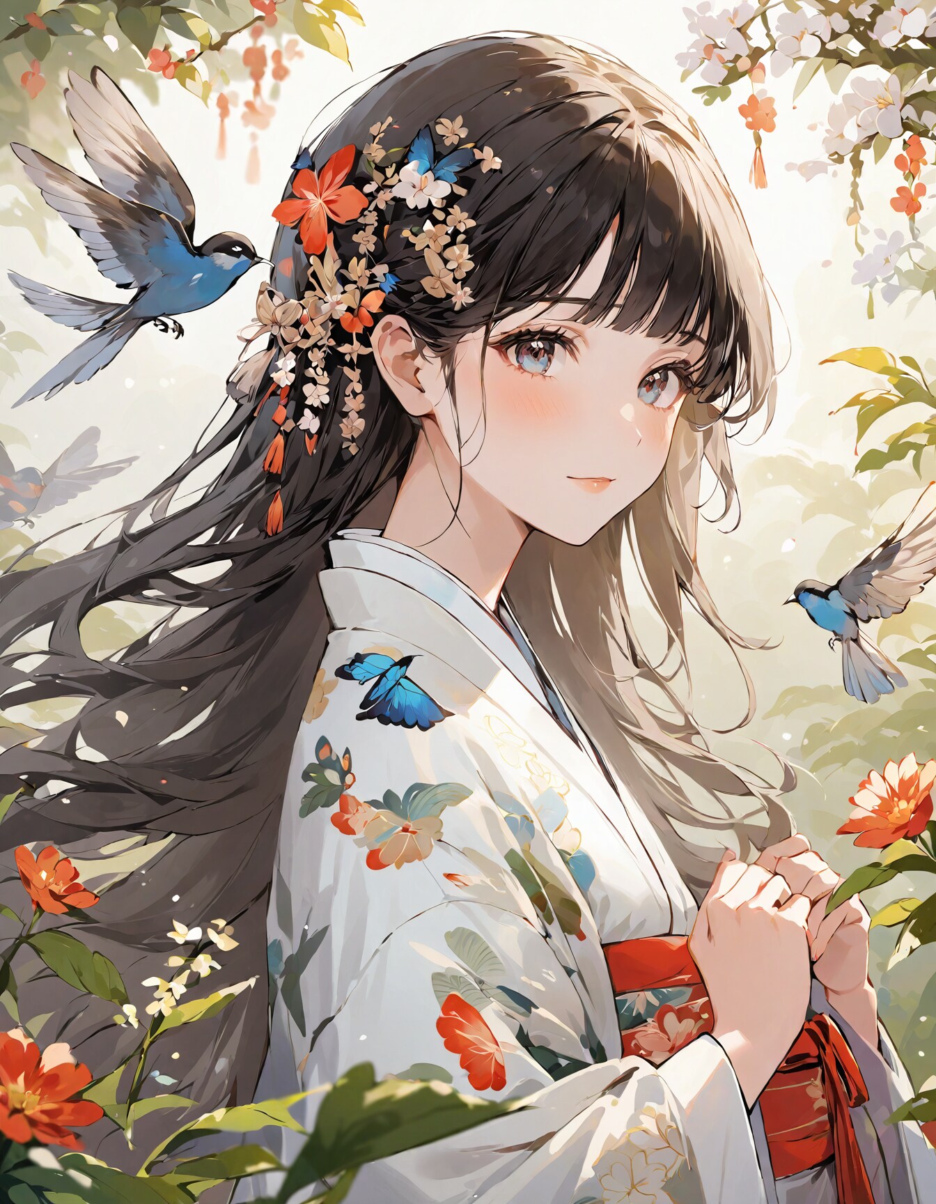 姫が着物に着替えたら
