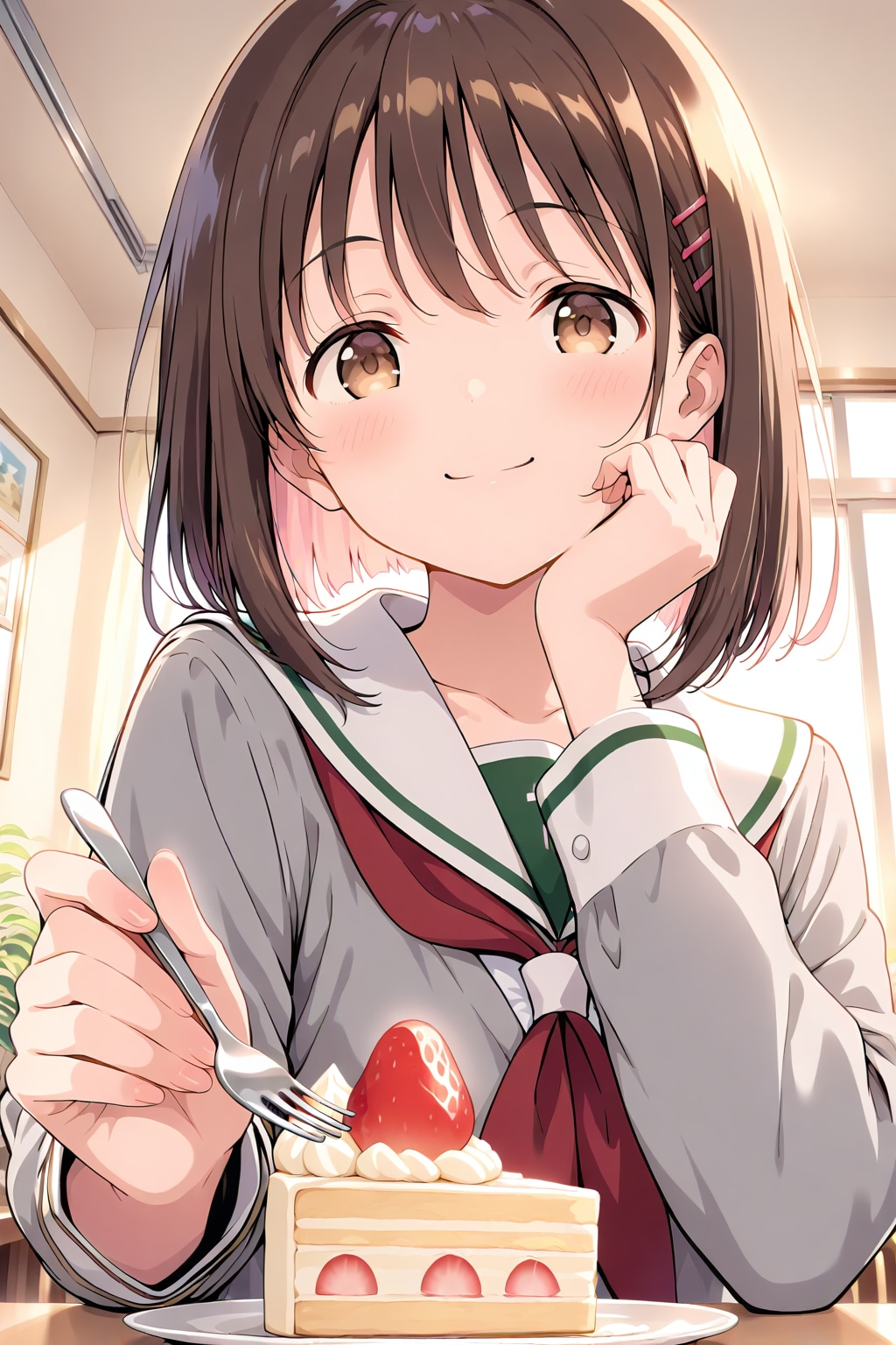 きのう残しておいたの食べちゃお | の人気AIイラスト・グラビア