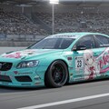 ボルボアニメ痛車レーシングカー 2枚目