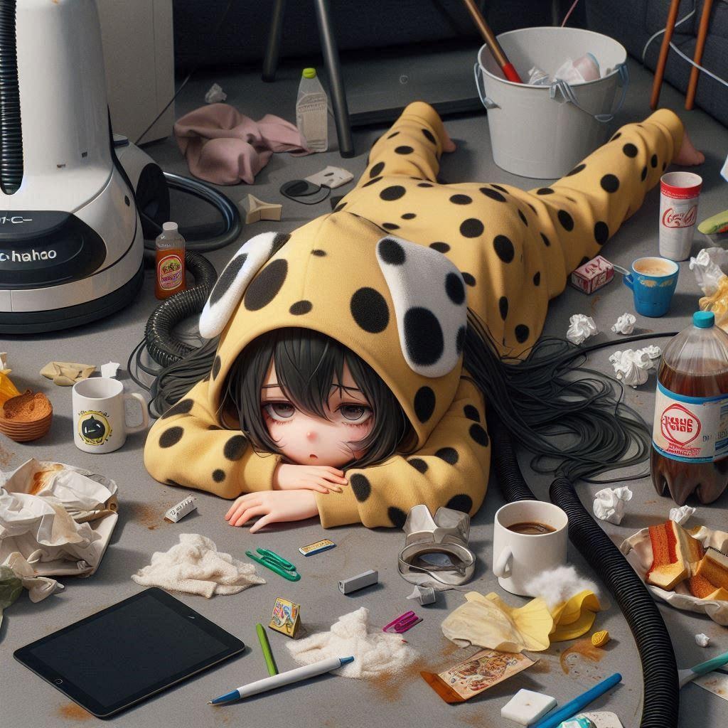 大掃除がダルイさん