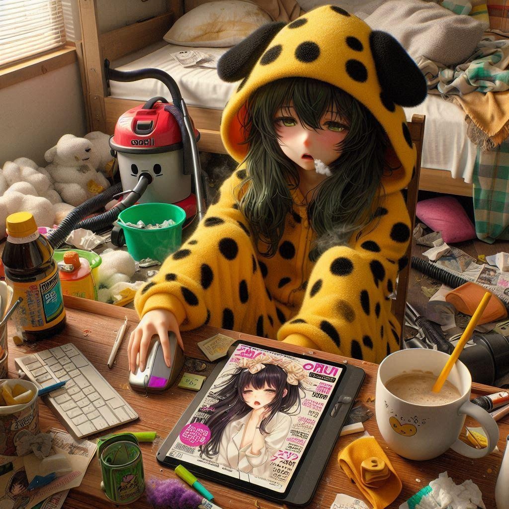 大掃除がダルイさん