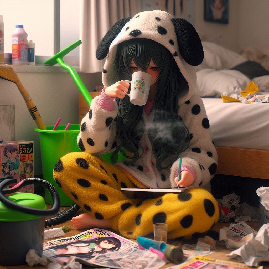 大掃除がダルイさん