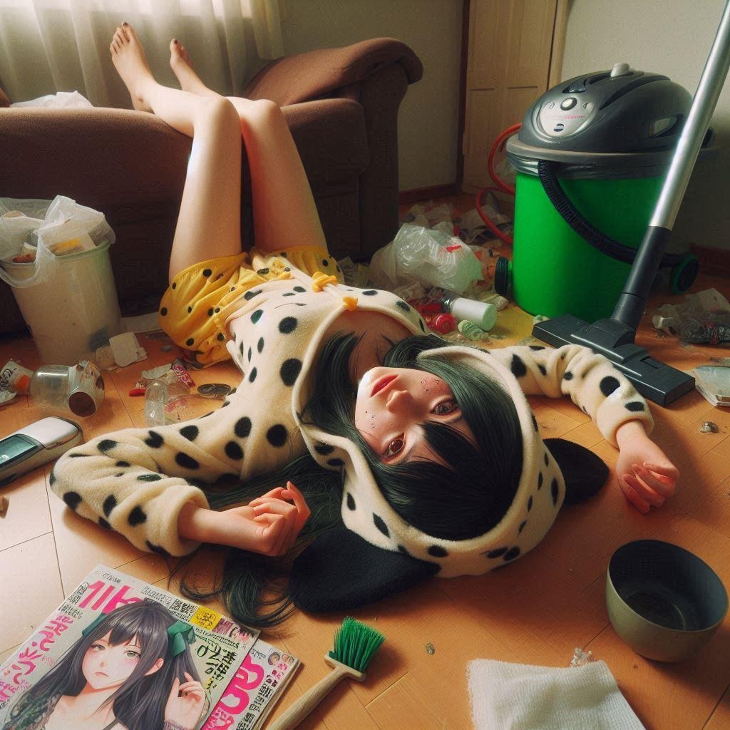 大掃除がダルイさん