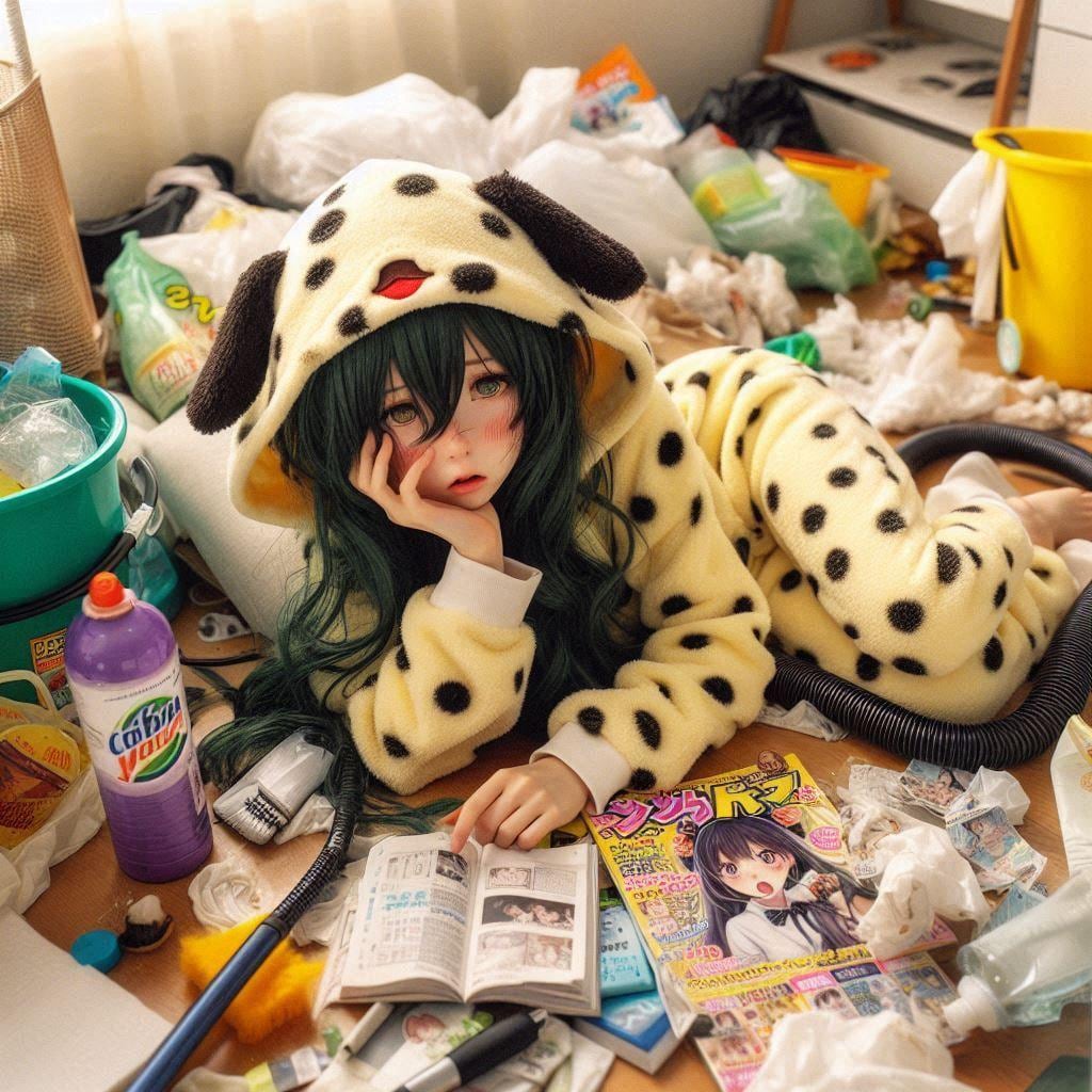 大掃除がダルイさん